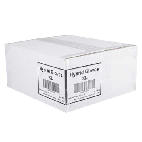 Spectrum Extra Large Poly Hybrid Gloves - 200 count per pack -- 5 packs per case