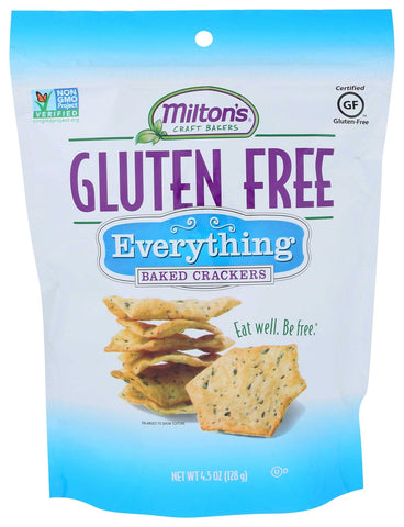 Miltons Craft Bakers Everything Cracker, 4.5 Ounce -- 12 per case