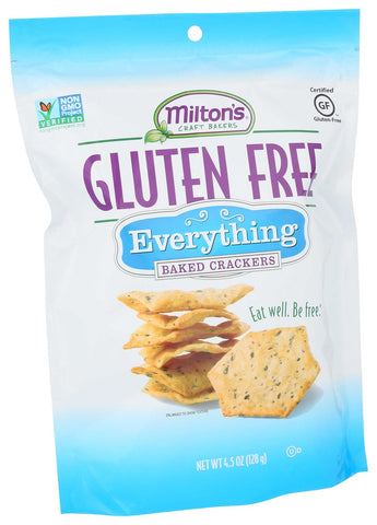 Miltons Craft Bakers Everything Cracker, 4.5 Ounce -- 12 per case