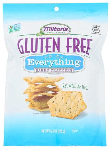 Miltons Craft Bakers Everything Cracker, 4.5 Ounce -- 12 per case