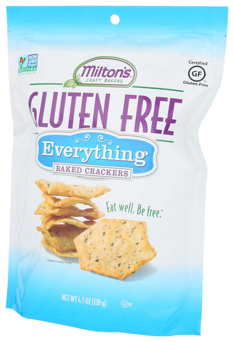 Miltons Craft Bakers Everything Cracker, 4.5 Ounce -- 12 per case