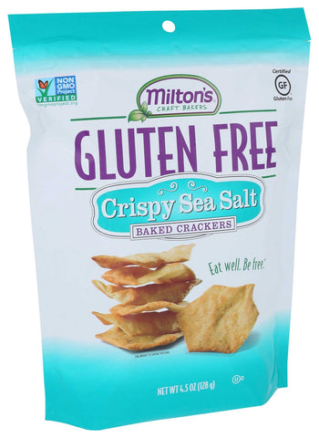 Miltons Crispy Sea Salt Cracker, 4.5 Ounce -- 12 per case.