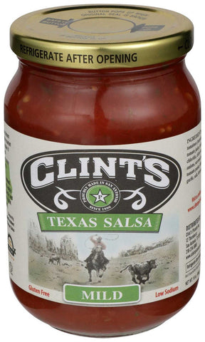 Clints Mild Texas Salsa, 16 Ounce -- 6 per case.