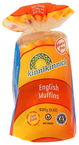 Kinnikinnick Foods Tapioca Rice English Muffin, 13.5 Ounce -- 6 per case.