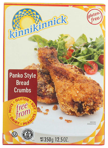 Kinnikinnick Foods Panko Style Bread Crumb, 12.5 Ounce -- 6 per case.