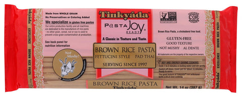 Tinkyada Fettuccini Style Brown Rice Pasta, 14 Ounce -- 12 per case.