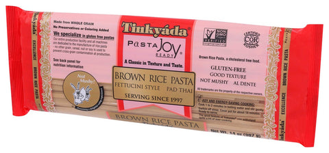 Tinkyada Fettuccini Style Brown Rice Pasta, 14 Ounce -- 12 per case.