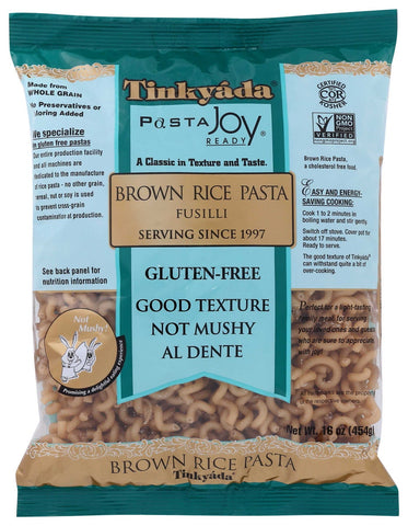 Tinkyada Fusilli Brown Rice Pasta, 16 Ounce -- 12 per case.