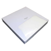 Impact Products White Grease Resistant Trayed Sandwich Wrap, 14 inch Length x 14 inch Width.