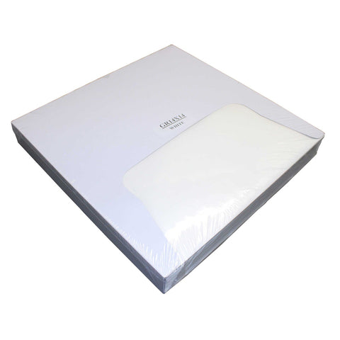 Impact Products White Grease Resistant Trayed Sandwich Wrap, 14 inch Length x 14 inch Width.