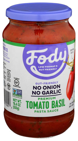 Fody Tomato and Basil Pasta Sauce, 19.4 Ounce -- 6 per case