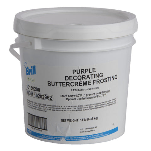 Brill Purple Decorating Icing, 14 Pound.