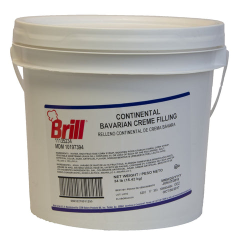 Brill Continental Bavarian Cream, 34 Pound.