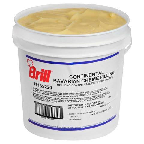 HC Brill Continental Bavarian Creme Filling, 20 Pound.