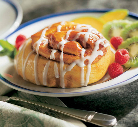 Karps Pan N Bake Cinnamon Roll with Icing and Glaze, 2 Ounce -- 120 per case.