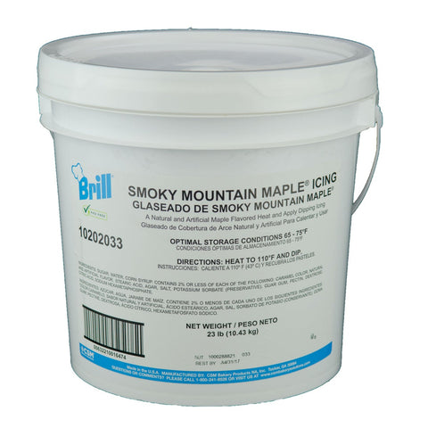 HC Brill Smokey Mountain Maple Icing, 23 Pound.