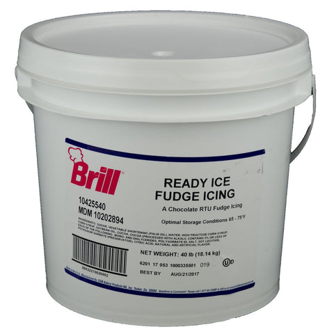 Brill Fudge Icing, 40 Pound.