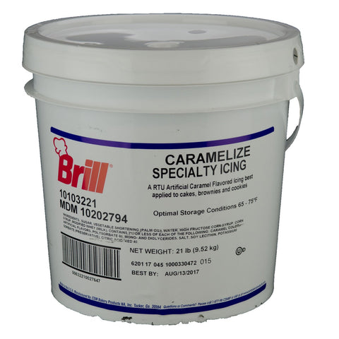 Brill Transmart Caramelize Icing, 21 Pound.
