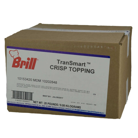 Brill Transmart Crisp Topping, 20 Pound.