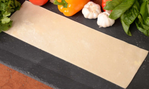 Ultra Thin Crust Par Baked Rectangle Flatbread, 16 x 5 inch -- 100 per case.