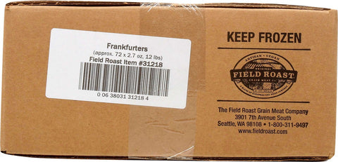 Field Roast Plant Based and Vegetarian Frankfurter, 2.7 Ounce -- 72 per case