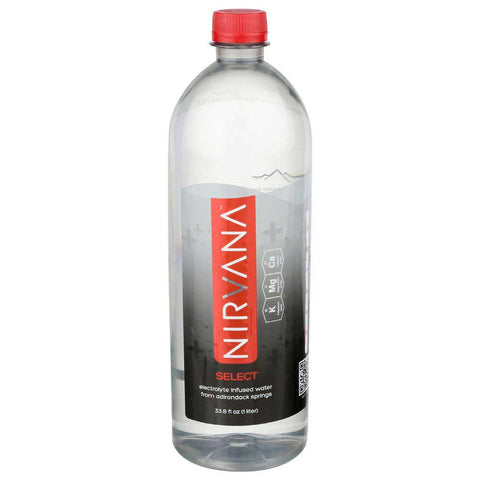 Nirvana Select Spring Water with Electrolytes, 33.8 Fluid Ounce -- 12 per case