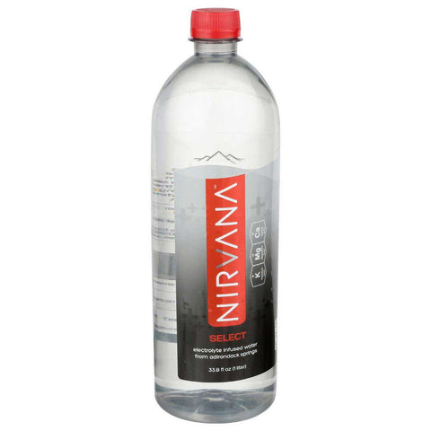 Nirvana Select Spring Water with Electrolytes, 33.8 Fluid Ounce -- 12 per case