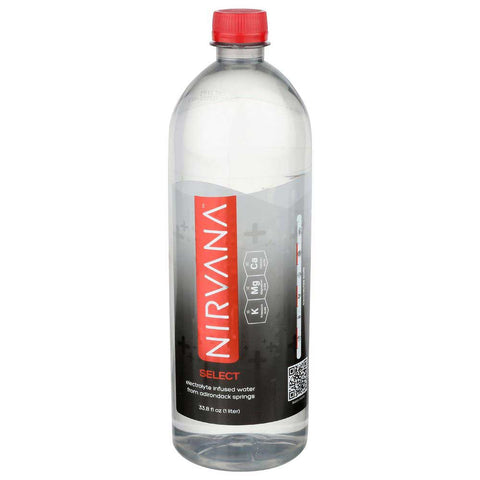 Nirvana Select Spring Water with Electrolytes, 33.8 Fluid Ounce -- 12 per case