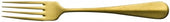 Luminarc Baguette Vintage Gold Dessert Fork, 7 3/8 inch -- 12 per case