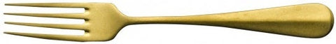 Luminarc Baguette Vintage Gold Dessert Fork, 7 3/8 inch -- 12 per case