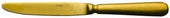 Luminarc Baguette Vintage Gold Dessert Knife, 8 inch -- 12 per case