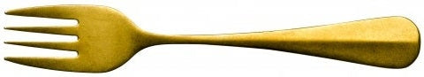 Luminarc Baguette Vintage Gold Cake Fork, 5 3/4 inch -- 12 per case
