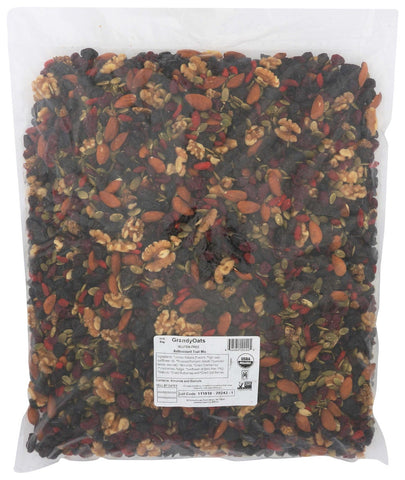 Grandy Oats Organic High Antioxd Trail Mix, 10 Pound.