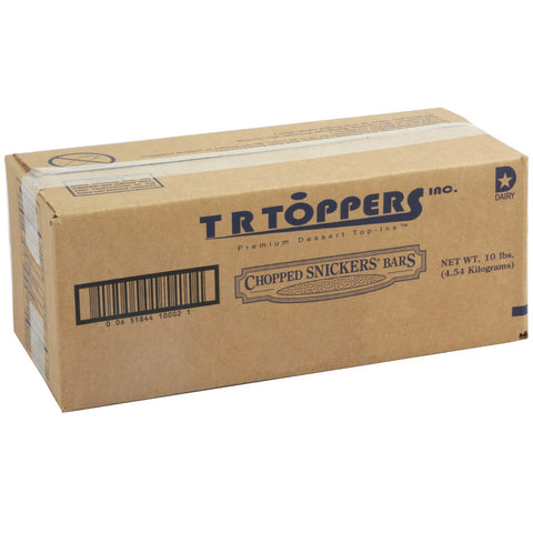 T.R. Toppers Snickers Chopped Topping, 5 Pound -- 2 per case.