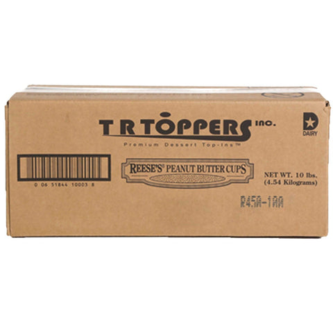 T.R. Toppers Reeses Peanut Butter Cup Chopped Topping, 5 Pound -- 2 per case.