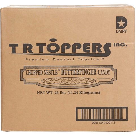 T.R. Toppers Butterfinger Chopped Topping, 25 Pound.