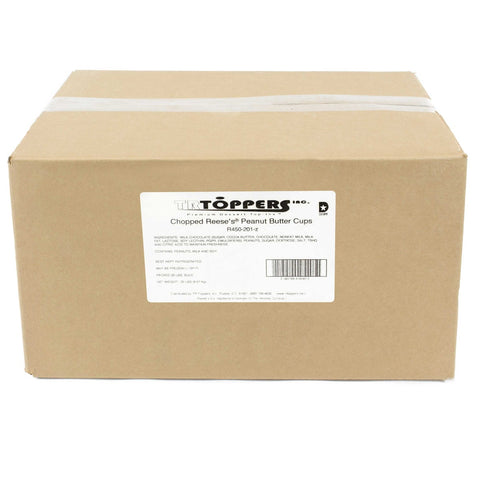 T.R. Toppers Reeses Peanut Butter Cup Crushed Chopped Topping, 20 Pound.