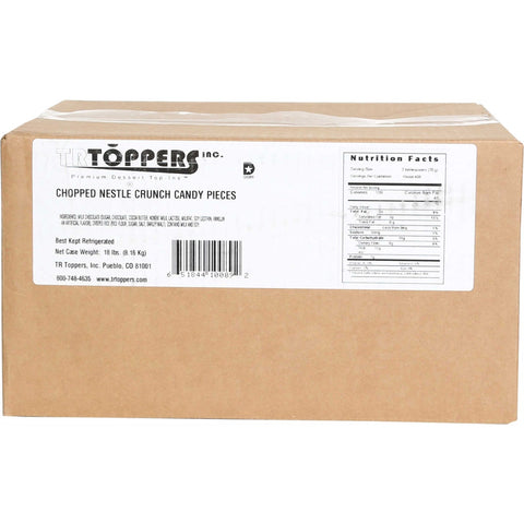 T.R. Toppers Nestle Crunch Chopped Candy, 18 Pound.