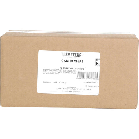 T.R. Toppers Carob Chips, 10 Pound.