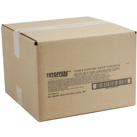 T.R. Toppers Cheesecake Piece, 20 Pound.