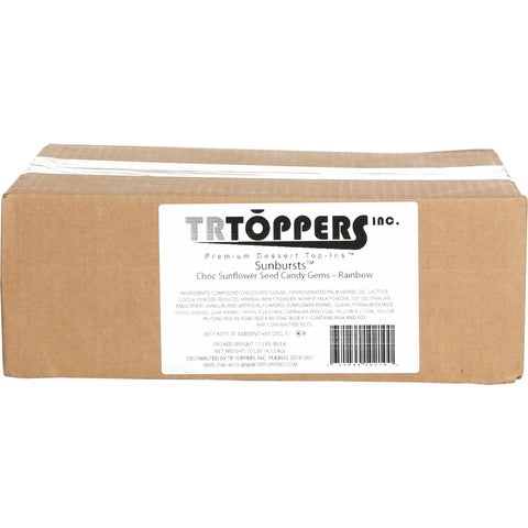 T.R. Toppers Chocolate Coated Sunflower Seed Topping, 5 Pound -- 2 per case.