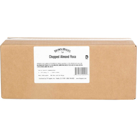 T R Toppers Brown and Haley Almond Roca Chopped Candy, 5 Pound -- 2 per case.