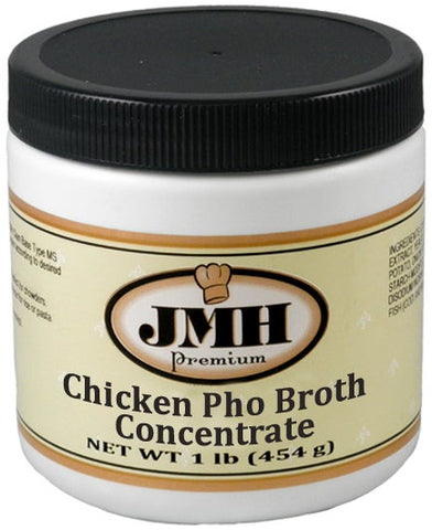 JMH Premium Chicken Pho Broth Soup Base, 1 Pound -- 6 per case.