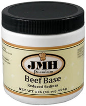 JMH Premium Reduced Sodium Beef Base, 1 Pound -- 12 per case.