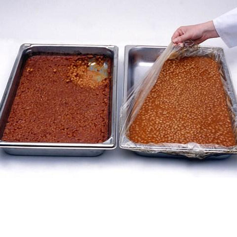 M and Q PanSaver Hotel Ovenable Pan Liner - Deep, 34 x 18 inch -- 50 per case.