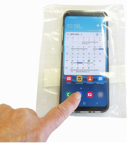 PanSaver Sanitary Disposable TV Remote Cover with Secure Tape Closure, 4 x 9.5 inch - 100 count per pack -- 10 packs per case