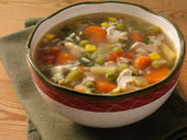 Kettle Cuisine Chicken Vegetable Soup with Rice, 4 Pound -- 4 per case