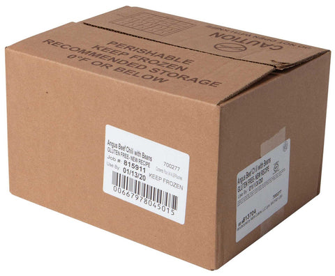 Kettle Cuisine Angus Steak Chili with Beans, 4 Pound -- 4 per case