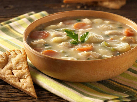 Kettle Cuisine Chicken and Dumpling Soup, 4 Pound -- 4 per case