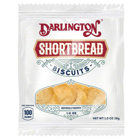 Darlington Individually Wrapped Shortbread Biscuit Bites, 1 Ounce -- 108 per case